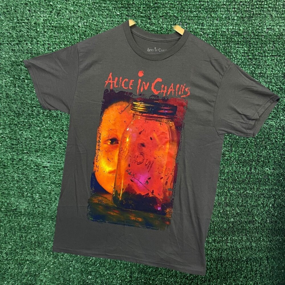 Alice In Chains Jar of Flies Rock Band T-Shirt Size Medium